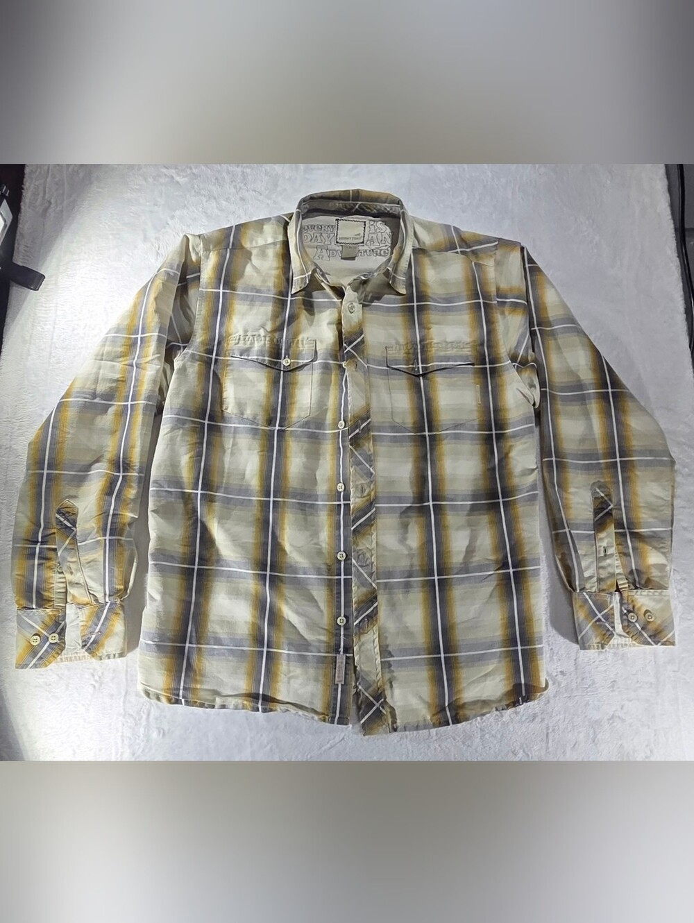 Horny Toad (Toad&Co) plaid button-up shirt Mens Sz M - 0160